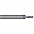 Harvey Tool 0.047in. 3/64 Cutter dia x 0.141in. Length of Cut Carbide Square End Mill, 5 Flutes, AlTiN Coated 742047-C3